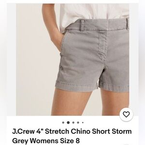 Jcrew grey shorts size 8